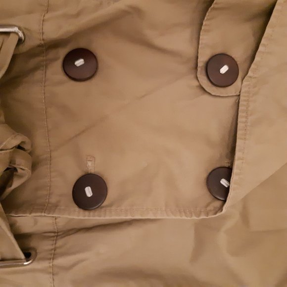 Zara Basic short Trench Coat - Picture 2 of 5